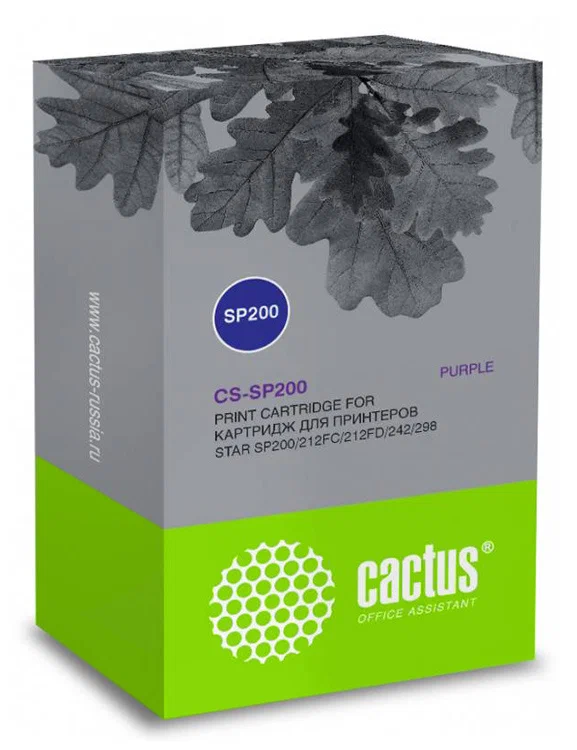 Картридж матричный Cactus CS-SP200 12.7x3 фиолетовый для Star SP200/212FC/212FD/242/298