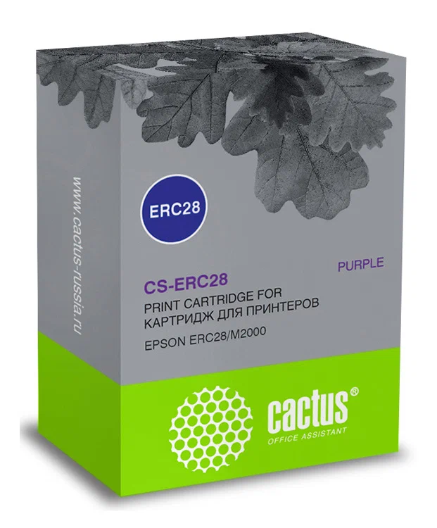 Матричный картридж "Cactus" CS-ERC28, для печати, 7 млн. страниц